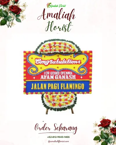 Bunga Papan Congratulation di Ayana Resort Bali (ayana Estate)